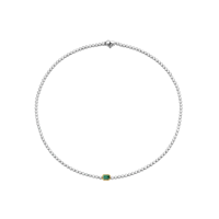 Necklace Ti Sento Milano Woman in Silver Zirconia 34053EM/42 - 34053EM/42